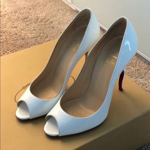 White Christian Loubitons